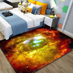 Cosmic Starry Sky Series Pattern Modern Fantasy Rugs for Living Room Hall Dining Room Office 07