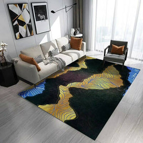 Mesh Lines Patterned Modern Tricolor Polyester Carpets Area Rugs for Hall Living Room Dining Room Office