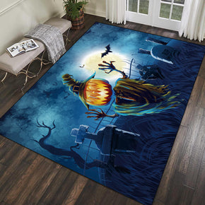Halloween Theme Pattern Modern Area Rugs Polyester Carpets for Bedroom Living Room Hall 01