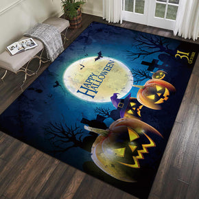 Halloween Theme Pattern Modern Area Rugs Polyester Carpets for Bedroom Living Room Hall 02