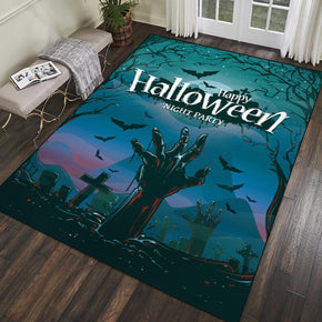 Halloween Theme Pattern Modern Area Rugs Polyester Carpets for Bedroom Living Room Hall 03
