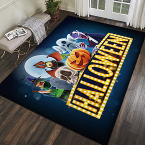 Halloween Theme Pattern Modern Area Rugs Polyester Carpets for Bedroom Living Room Hall 04