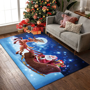 01 Christmas Theme Pattern Modern Area Polyester Rugs Decorate Carpets for Bedroom Living Room Hall