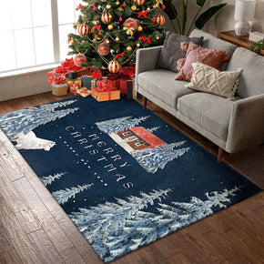 03 Christmas Theme Pattern Modern Area Polyester Rugs Decorate Carpets for Bedroom Living Room Hall