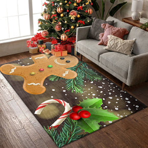 04 Christmas Theme Pattern Modern Area Polyester Rugs Decorate Carpets for Bedroom Living Room Hall