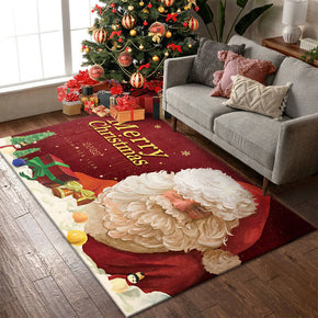 05 Christmas Theme Pattern Modern Area Polyester Rugs Decorate Carpets for Bedroom Living Room Hall