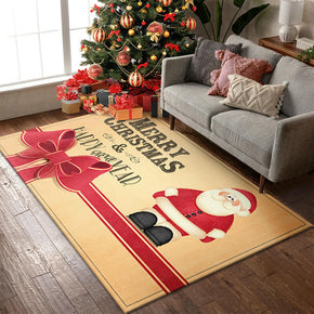 07 Christmas Theme Pattern Modern Area Polyester Rugs Decorate Carpets for Bedroom Living Room Hall