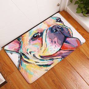 Cute Colourful Dog Pattern Entryway Doormat Rugs Kitchen Bathroom Anti-slip Mats 11