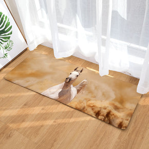 11 Steed Animal Modern Patterned Flannel Simplicity Entryway Doormat Rugs Kitchen Bathroom Anti-slip Mats