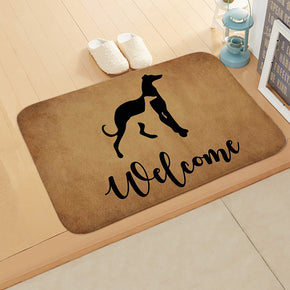 Vintage Proverbs Hand-drawn Text Pattern Modern Patterned Simplicity Entryway Doormat Rugs Kitchen Bathroom Anti-slip Mats 01