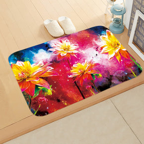 Oil Painting Printed Pattern Modern Simplicity Entryway Doormat Rugs Kitchen Bathroom Anti-slip Mats 16