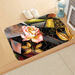 Oil Painting Printed Pattern Modern Simplicity Entryway Doormat Rugs Kitchen Bathroom Anti-slip Mats 18