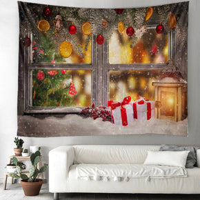 Holiday Christmas Gift Wall Art Tapestries Decor Tapestry Hanging Rugs for Bedroom Hall Living Room Dorm Room