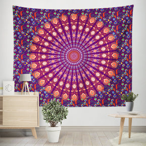 Vintage 3D Floral Patterned Decor Hanging Rugs Wall Art Tapestries for Bedroom Living Room Hall Dorm 18