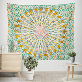 Vintage 3D Floral Patterned Decor Hanging Rugs Wall Art Tapestries for Bedroom Living Room Hall Dorm 21