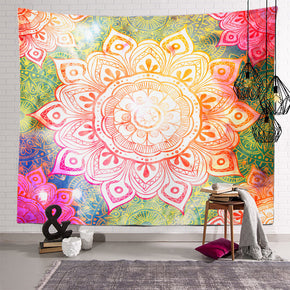 Gorgeous Vintage Floral Patterned Decor Hanging Rugs Wall Art Tapestries for Bedroom Living Room Hall Dorm 11