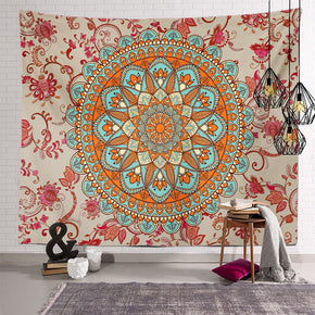 Gorgeous Vintage Floral Patterned Decor Hanging Rugs Wall Art Tapestries for Bedroom Living Room Hall Dorm 24