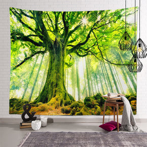 Plant Landscape Patterned Decor Hanging Rugs Wall Art Tapestries for Bedroom Living Room Hall Dorm 09