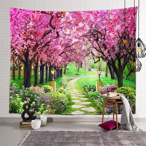 Plant Landscape Patterned Decor Hanging Rugs Wall Art Tapestries for Bedroom Living Room Hall Dorm 11
