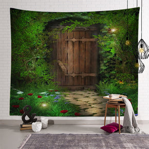Plant Landscape Patterned Decor Hanging Rugs Wall Art Tapestries for Bedroom Living Room Hall Dorm 24