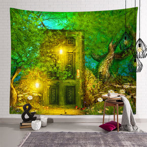 Plant Landscape Patterned Decor Hanging Rugs Wall Art Tapestries for Bedroom Living Room Hall Dorm 37