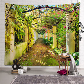 Forest Landscape Patterned Decor Hanging Rugs Wall Art Tapestries for Bedroom Living Room Hall Dorm 03