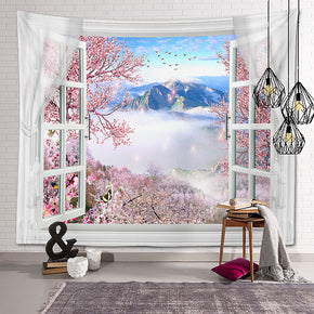Forest Landscape Patterned Decor Hanging Rugs Wall Art Tapestries for Bedroom Living Room Hall Dorm 04