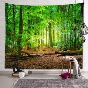 Forest Landscape Patterned Decor Hanging Rugs Wall Art Tapestries for Bedroom Living Room Hall Dorm 05