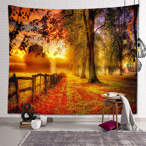 Forest Landscape Patterned Decor Hanging Rugs Wall Art Tapestries for Bedroom Living Room Hall Dorm 06