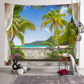 Forest Landscape Patterned Decor Hanging Rugs Wall Art Tapestries for Bedroom Living Room Hall Dorm 09