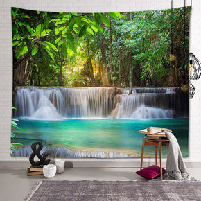 Forest Landscape Patterned Decor Hanging Rugs Wall Art Tapestries for Bedroom Living Room Hall Dorm 12