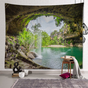 Forest Landscape Patterned Decor Hanging Rugs Wall Art Tapestries for Bedroom Living Room Hall Dorm 21