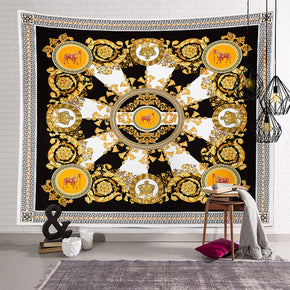 Steed Vintage Patterned Decor Hanging Rugs Wall Art Tapestries for Bedroom Living Room Hall Dorm 09