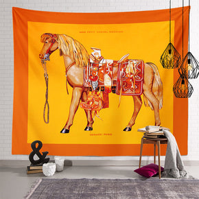 Steed Vintage Patterned Decor Hanging Rugs Wall Art Tapestries for Bedroom Living Room Hall Dorm 16