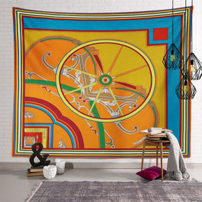 Steed Vintage Patterned Decor Hanging Rugs Wall Art Tapestries for Bedroom Living Room Hall Dorm 22
