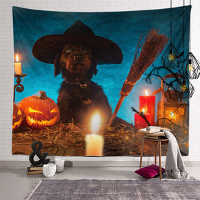 Scary Halloween Pattern Sofa Background Wall Decoration Tapestry for Bedroom Living Room Hall 11