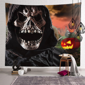 Scary Halloween Pattern Sofa Background Wall Decoration Tapestry for Bedroom Living Room Hall 15