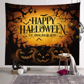 Scary Halloween Pattern Sofa Background Wall Decoration Tapestry for Bedroom Living Room Hall 18