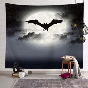 Scary Halloween Pattern Sofa Background Wall Decoration Tapestry for Bedroom Living Room Hall 21