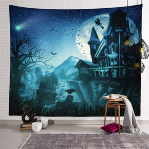 Scary Halloween Pattern Sofa Background Wall Decoration Tapestry for Bedroom Living Room Hall 25