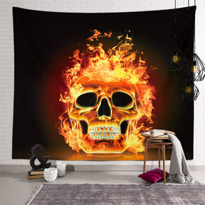 Scary Halloween Pattern Sofa Background Wall Decoration Tapestry for Bedroom Living Room Hall 27