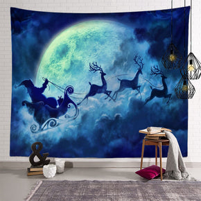 02 Christmas Decor Tapestries Holiday Background Wall for Bedroom Living Room Dorm Room