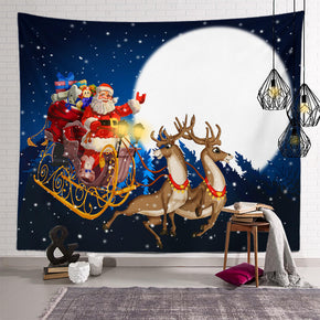 06 Christmas Decor Tapestries Holiday Background Wall for Bedroom Living Room Dorm Room