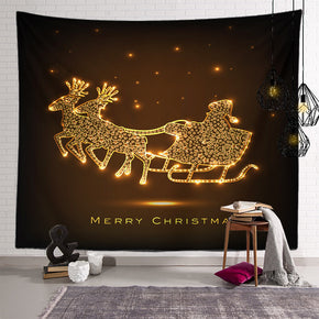 09 Christmas Decor Tapestries Holiday Background Wall for Bedroom Living Room Dorm Room