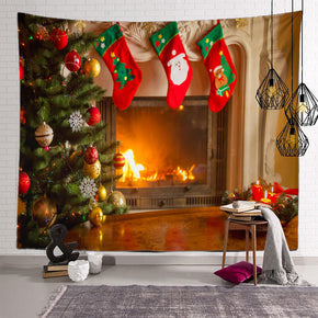 16 Christmas Decor Tapestries Holiday Background Wall for Bedroom Living Room Dorm Room