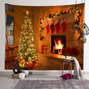 18 Christmas Decor Tapestries Holiday Background Wall for Bedroom Living Room Dorm Room