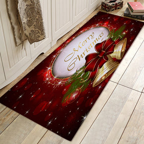 Christmas Crystal Ball Pattern Christmas Entryway Doormat Runners Rugs Kitchen Bathroom Anti-skip Mats