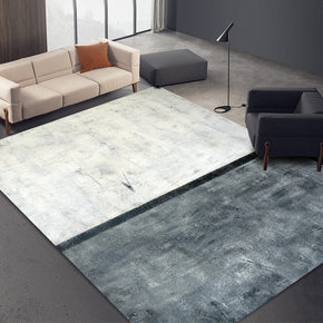 Abstract Gradient Grey and Black Area Rugs for Bedroom Living Room Hall
