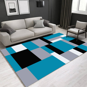 Geometric Square Pattern Area Printed Carpets for Bedroom Living Room Hall
