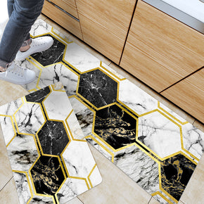 Modern Patterned Geometric Entryway Doormat Runners Rugs Kitchen Bathroom Anti-skip Mats